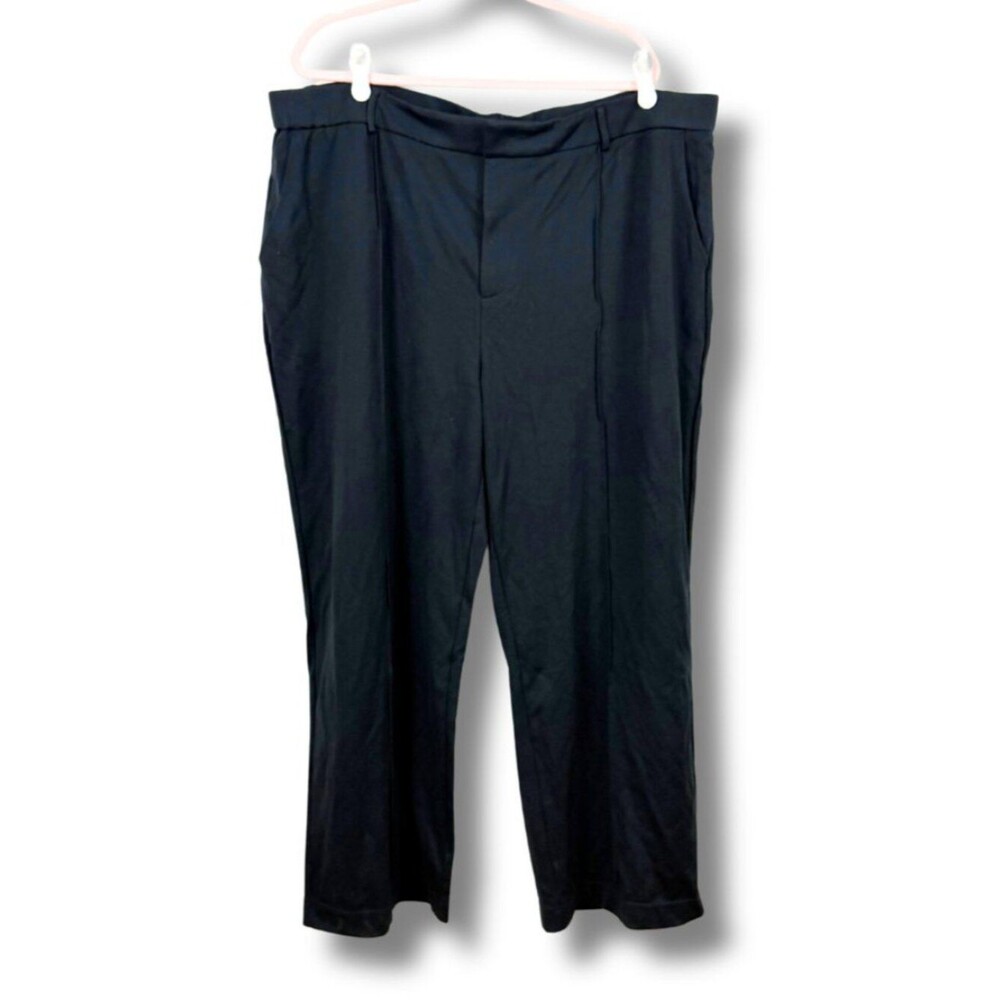 Halara | Black Work To Play Pintuck High Waisted Straight Leg Pants Size 3X